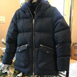 Zara Hooded feather-filled 14 GIRL Sz puffer jacket
